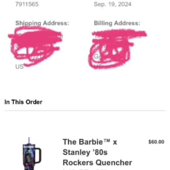 BARBIE 40 Oz STANLEY CUP X BARBIE- RARE SUPERSTAR Limited Edition - Picture 7 of 9